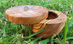 Olive wood magnetic box