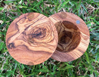 Olive wood magnetic box